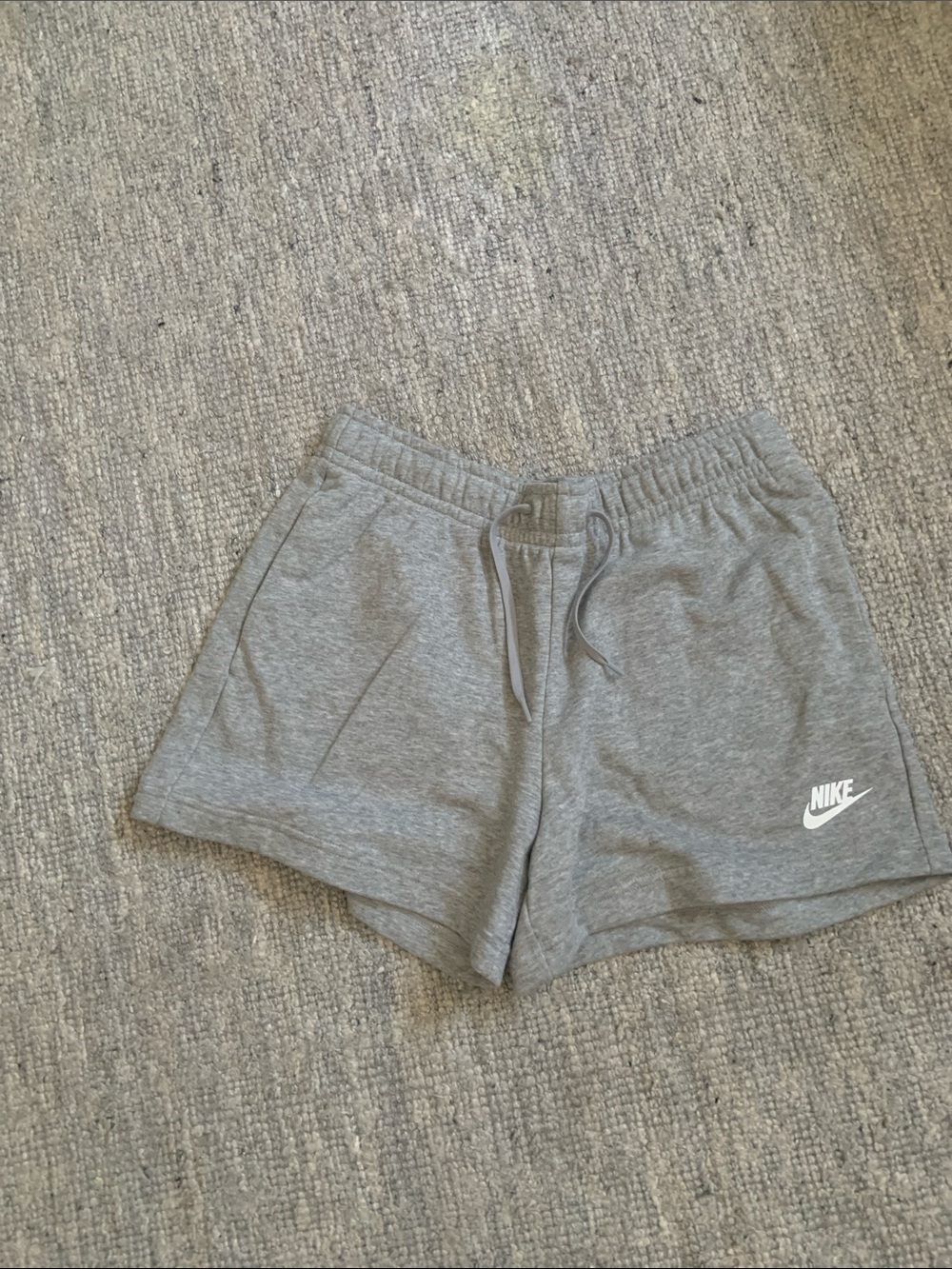 Nike Women's Grey Athletic Drawstring Shorts